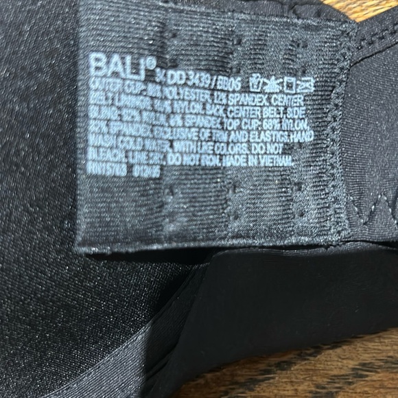 Bally Black Contour Bra with Adjustable Strapsb n DD - Picture 4 of 4